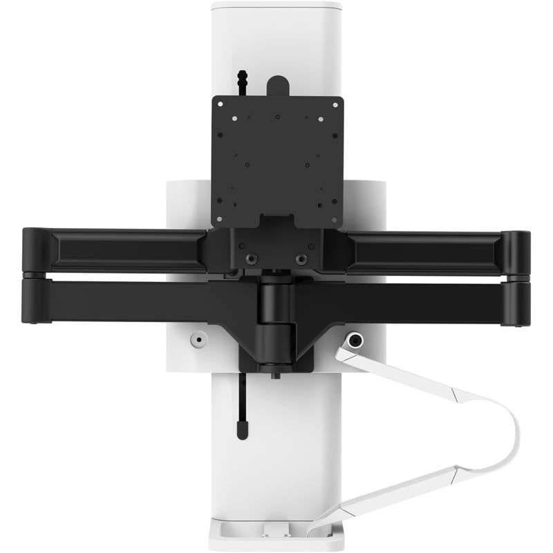 Ergotron TRACE Desk Mount for Monitor, LCD Display - White - Thumbnail 1