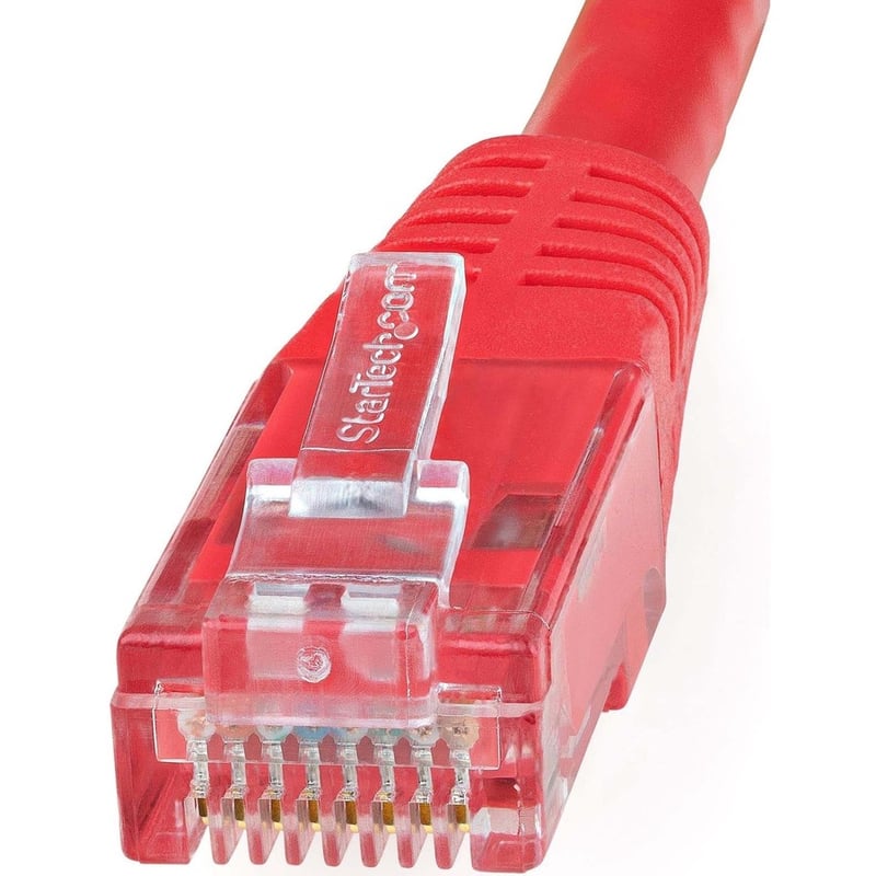 StarTech.com 6ft CAT6 Ethernet Cable - Red Molded Gigabit - 100W PoE UTP 650MHz - Category 6 Patch Cord UL Certified Wiring/TIA - Thumbnail 2