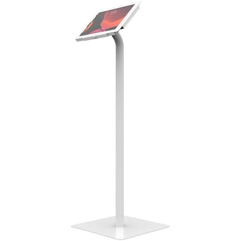 The Joy Factory Elevate II Floor Stand Kiosk for iPad Pro 12.9" 4th Gen (White) - Thumbnail 2