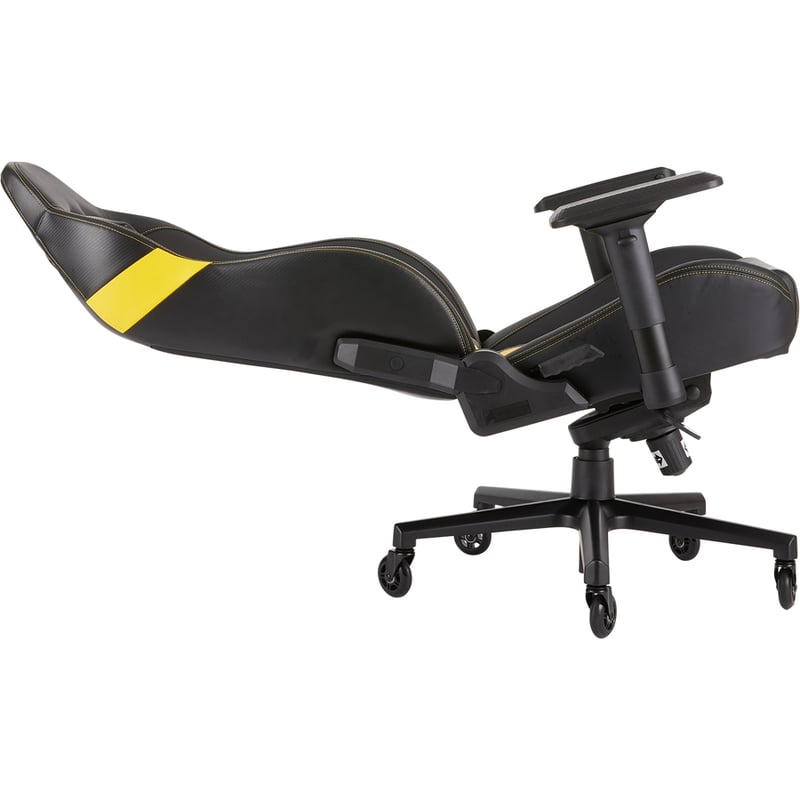 Corsair T2 ROAD WARRIOR Gaming Chair - Black/Yellow - Thumbnail 4