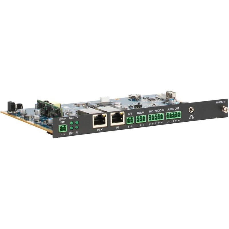 Harman NMX-ATC-N4321D-C Audio-over-IP Transceiver Card with Dante and AES67 - Thumbnail 2