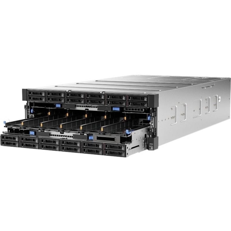 Lenovo ThinkSystem SR950 7X12A02UNA 4U Rack Server - 4 Xeon Gold 5220 2.20 GHz - 128 GB RAM - 12Gb/s SAS, Serial ATA/600 Controller - Thumbnail 4