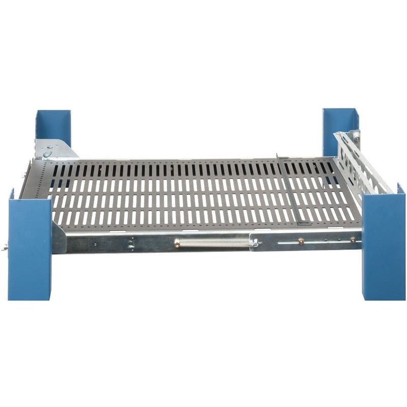 Rack Solutions 1U 115 Tool-less Sliding Equipment Shelf 27in Depth (Black) - Thumbnail 4