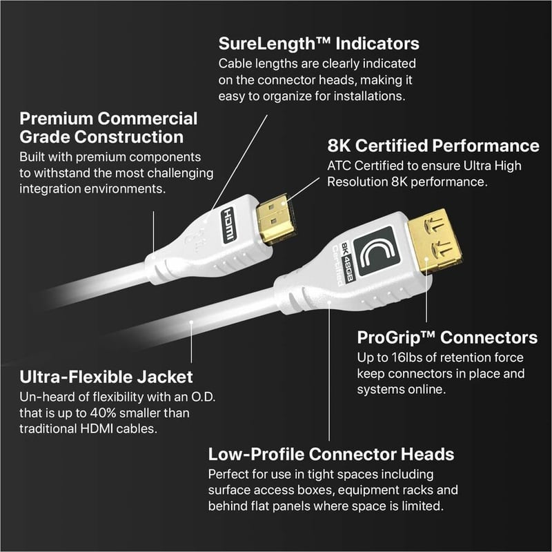 Comprehensive MicroFlex Pro AV/IT HDMI A/V Cable - Thumbnail 2