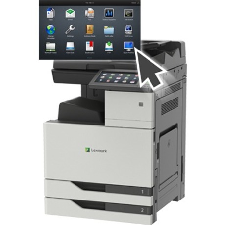 Lexmark CX923dxe Laser Multifunction Printer - Color - Thumbnail 2