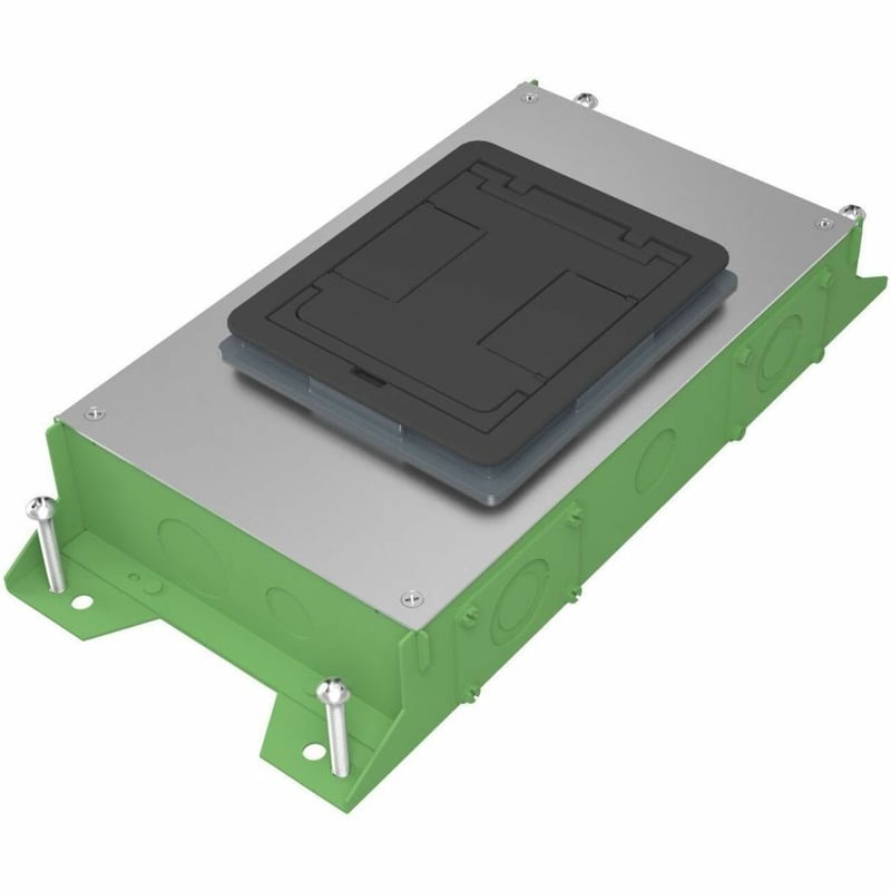 Wiremold RFBA 2-Gang Floor Box - On Grade - Thumbnail 1