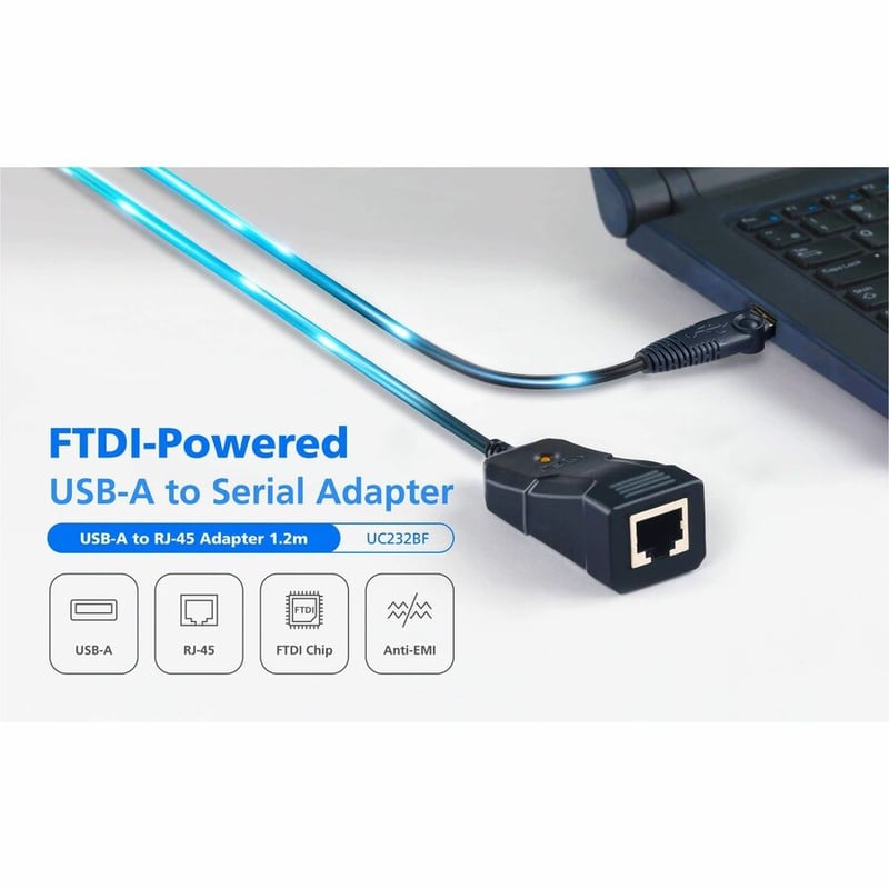 USB TO RJ-45 RS-232 CONSOLE ADAPTER FTDI - Thumbnail 4