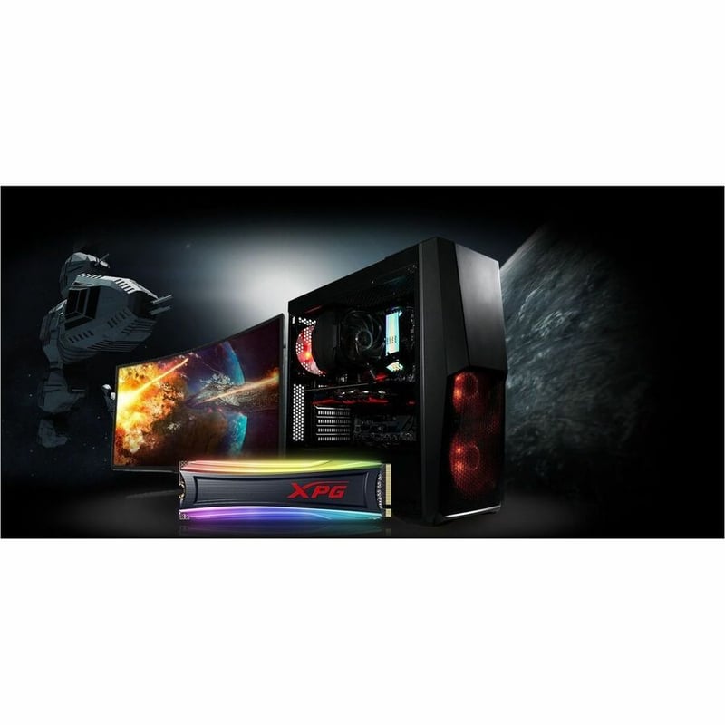 XPG SPECTRIX S40G AS40G-256GT-C 256 GB Solid State Drive - M.2 2280 Internal - PCI Express NVMe (PCI Express NVMe 3.0 x4)