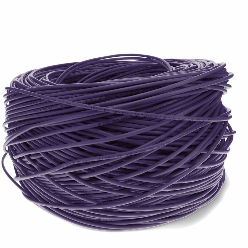 ADDON 1000FT PURPLE CAT5E UTP PLENUM COPPER PATCH CABLE - Thumbnail 3