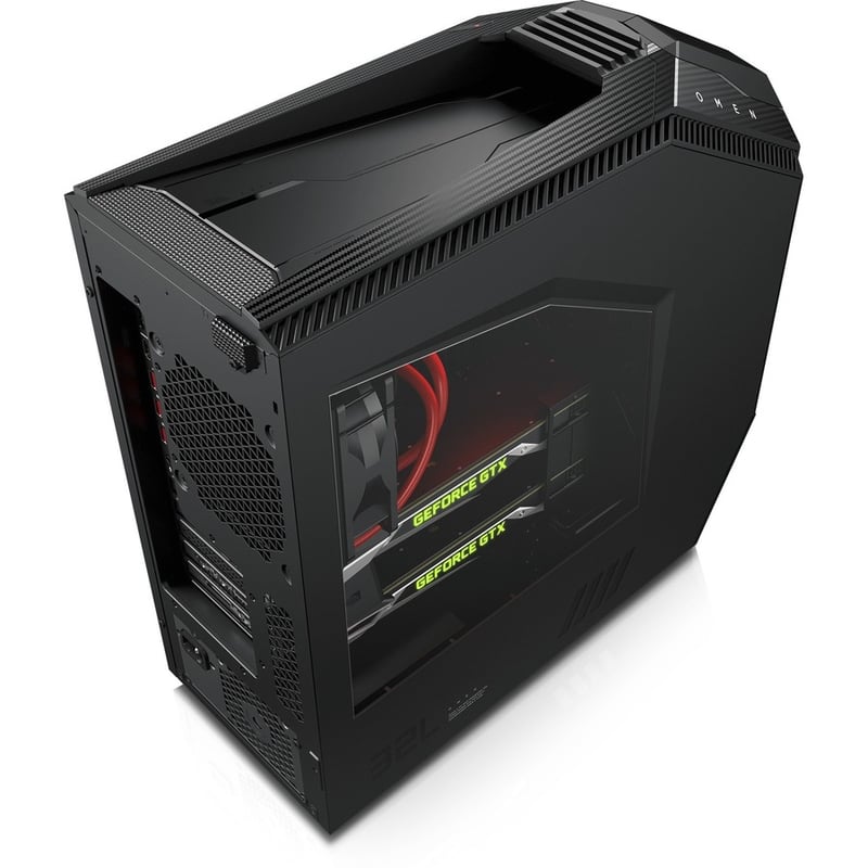 HP OMEN 880-100 880-130 Gaming Desktop Computer - Intel Core i7 8th Gen i7-8700K - 16 GB - 2 TB HDD - 512 GB SSD - Black - Thumbnail 2