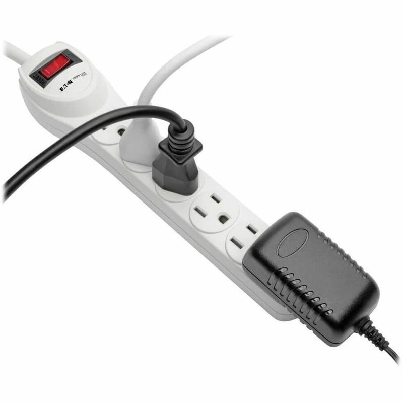 Tripp Lite by Eaton Protect It! 6-Outlet Home Computer Surge Protector 2 ft. (0.61 m) Cord 180 Joules - Thumbnail 5