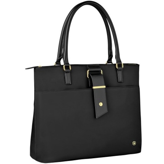 Ana Womens Tote Black Fits 16In - Thumbnail 2