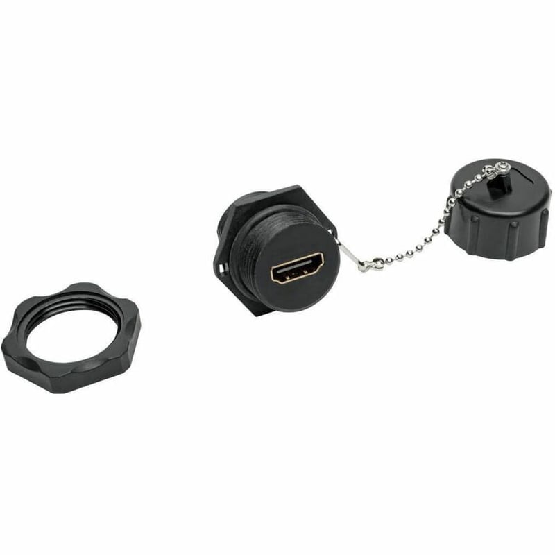 Tripp Lite by Eaton 4K HDMI Coupler with Ethernet (F/F) Industrial High Speed 4K 60 Hz HDR IP68 Rated Dust Cap - Thumbnail 3