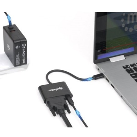 USB-C TO DVI CONVERTER WITH PD PORT - Thumbnail 5