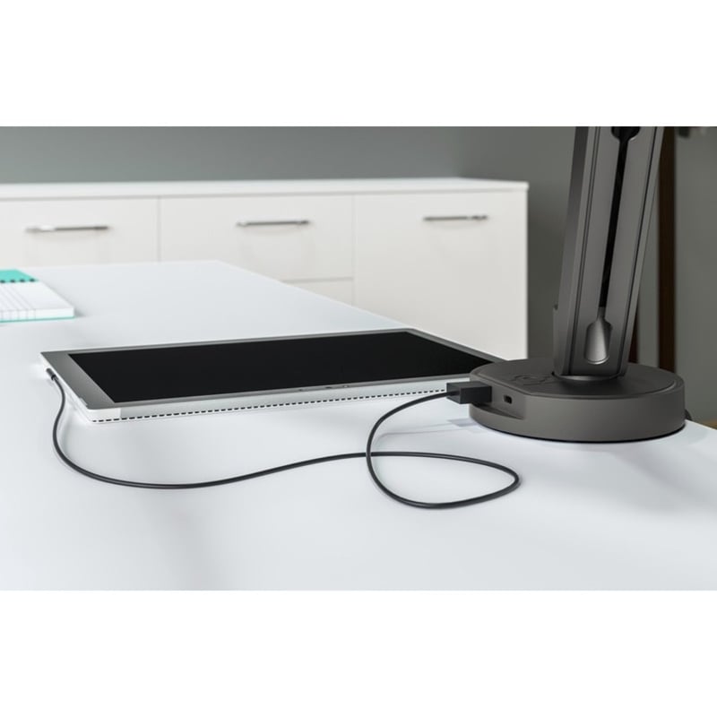 Chief Koncis USB Charging Hub for Koncis Single Display Desk Mounts - Silver - Thumbnail 2