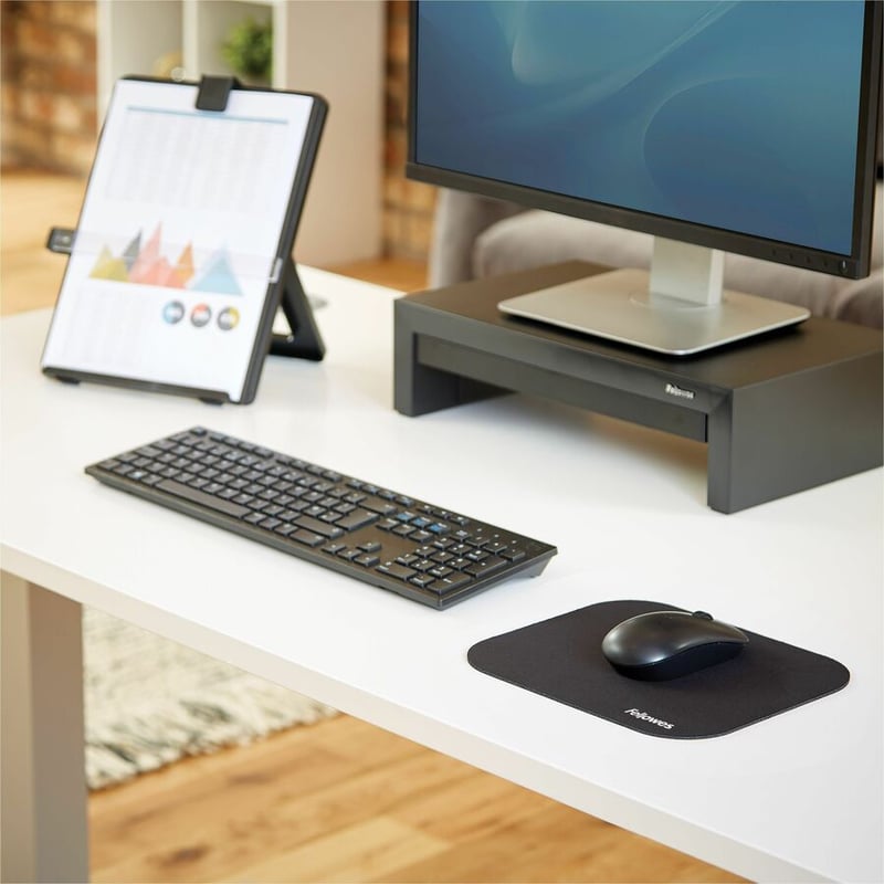 Fellowes Mouse Pad - Black - Thumbnail 3