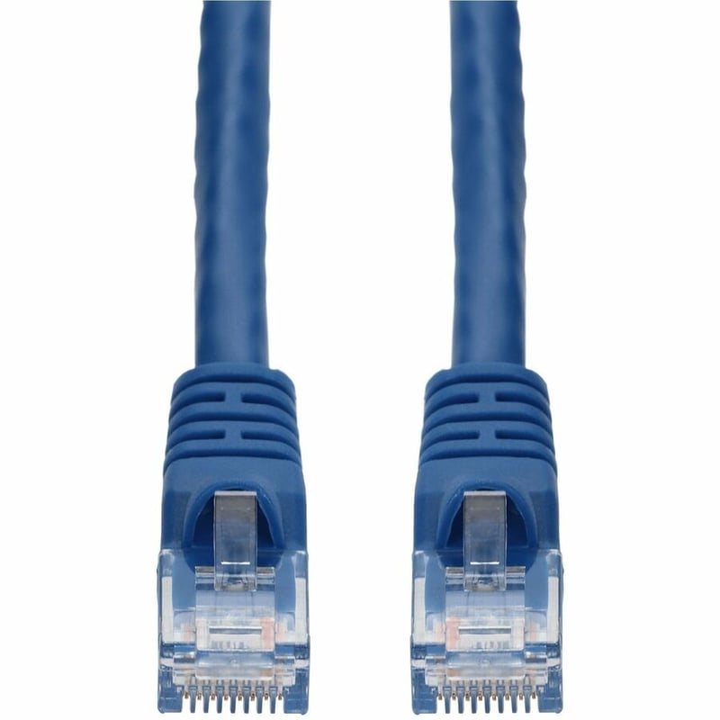 AddOn 43ft Blue CAT 5E PVC Ethernet Cable Snagless Bubble Boot RJ-45 M/M - Thumbnail 2