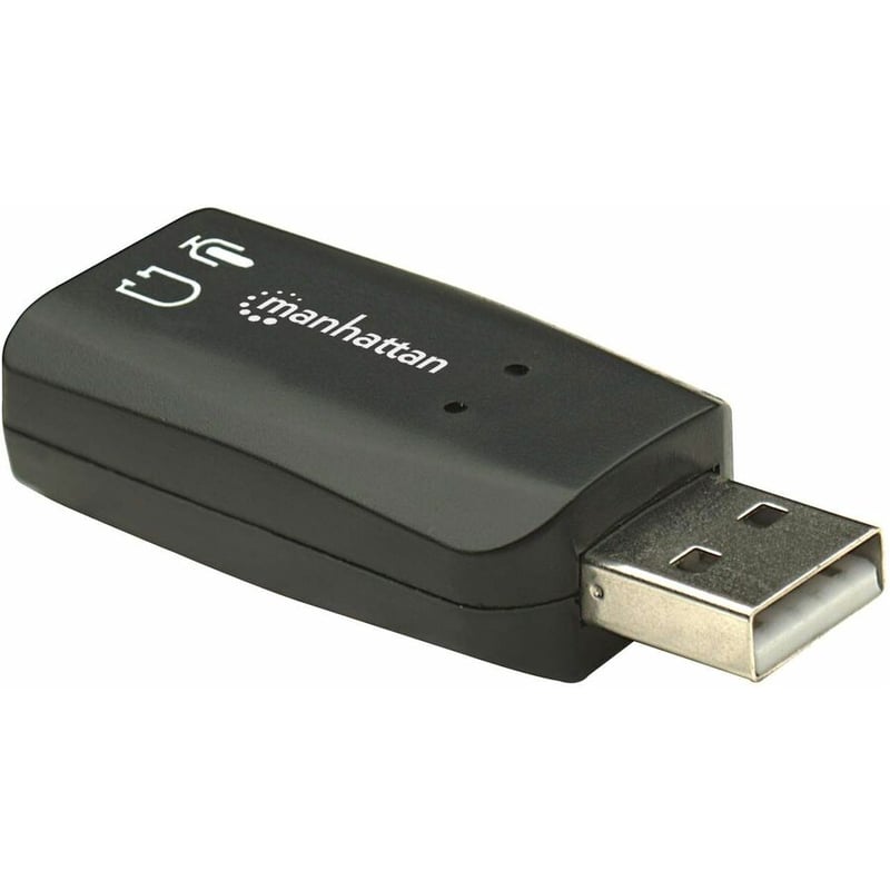 MANHATTAN HI-SPEED USB 2.0 3-D SOUND ADAPTER IMPROVES AUDIO ACCESS AND PERFORMAN - Thumbnail 3