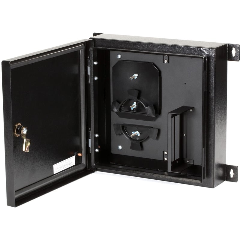 Black Box NEMA 4 Rated Fiber Optic Wallmount Enclosure, 2 Adapter Panels - Thumbnail 2