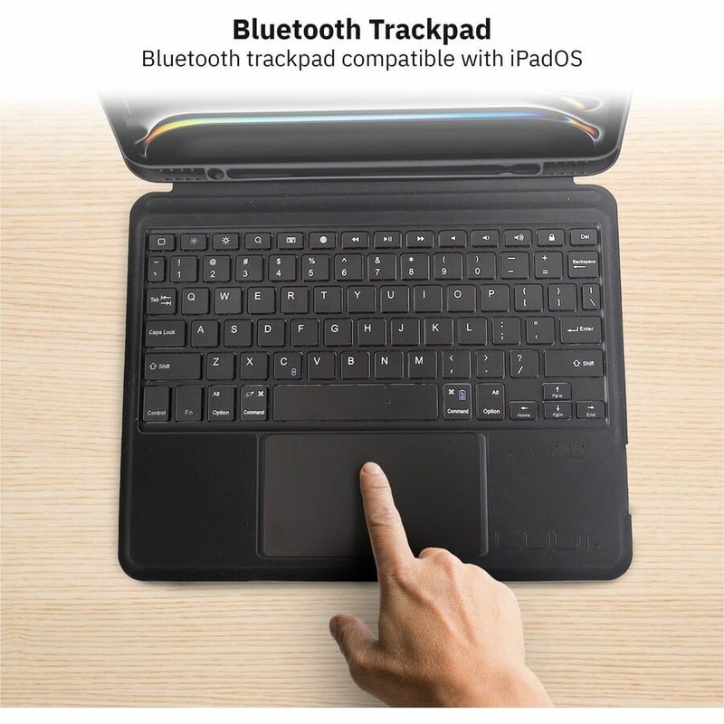 BLUETOOTH KEYBOARD CASE W/TRACKPAD FOR IPAD PRO 13 (M4/M5) - Thumbnail 4