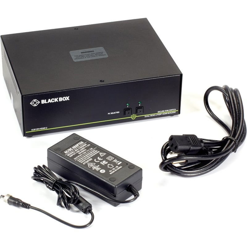 Black Box NIAP 3.0 Secure 2-Port Dual-Head HDMI KVM Switch - Thumbnail 5