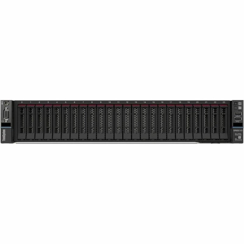 Lenovo ThinkSystem SR650 V3 7D76A07NNA 2U Rack Server - 1 Xeon Silver 4510 2.40 GHz - 32 GB RAM - Thumbnail 2