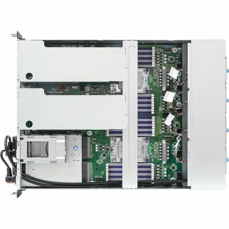 ASROCK RACK 2U2E-F/ROME2 2U RACKMOUNT SERVER BAREBONE DUAL SOCKET SP3 (LGA4094) - Thumbnail 3