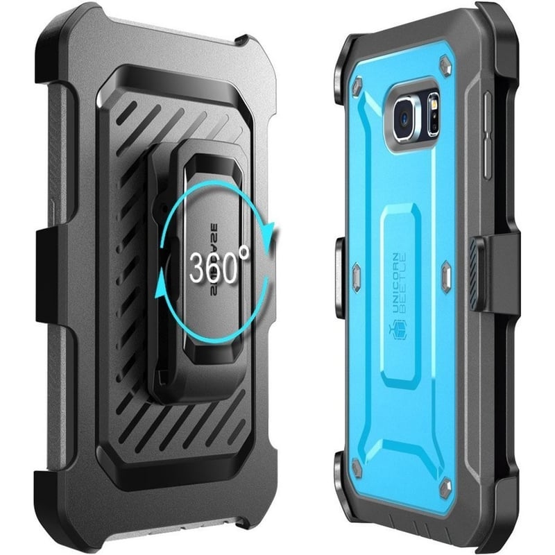 GALAXY S6 EDGE+ BEETLE PRO CASE - BLUE - Thumbnail 1