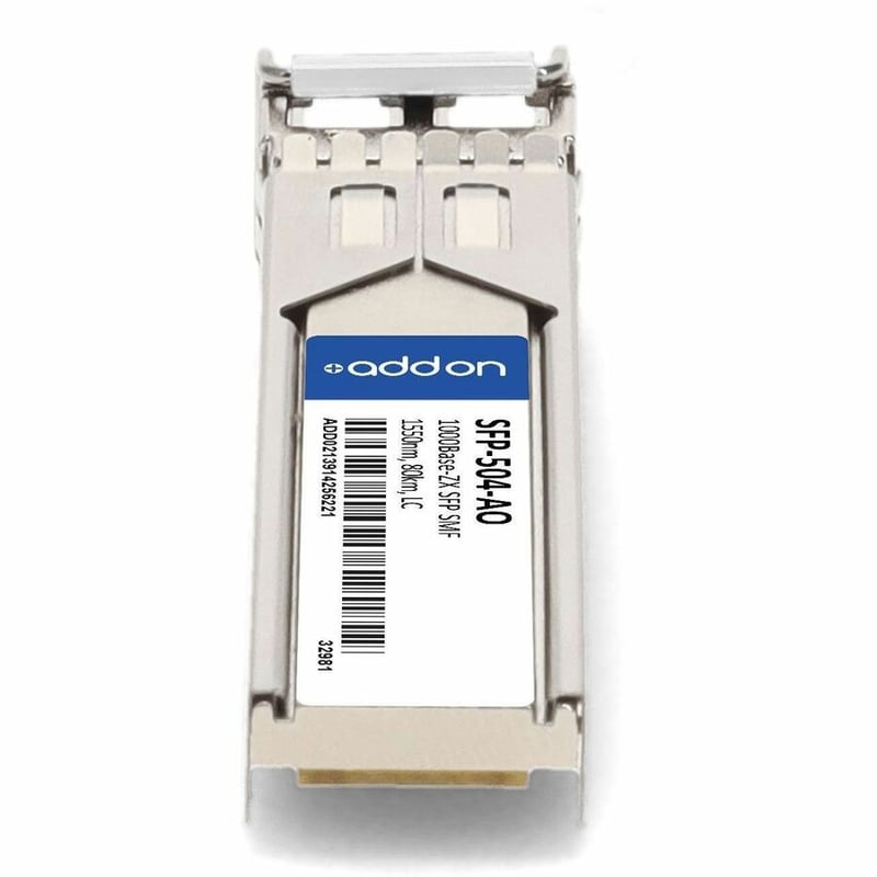 AddOn Gigamon Systems SFP-504 Compatible TAA Compliant 1000Base-ZX SFP Transceiver (SMF, 1550nm, 80km, LC) - Thumbnail 4