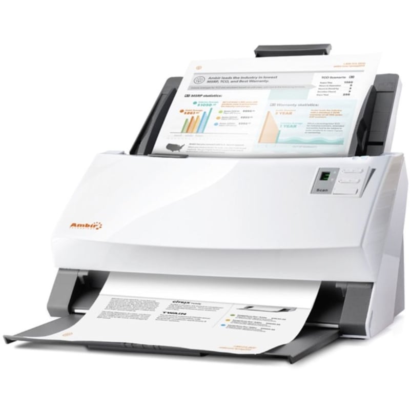 Ambir ImageScan Pro 340 Sheetfed Scanner - 600 dpi Optical - Thumbnail 1