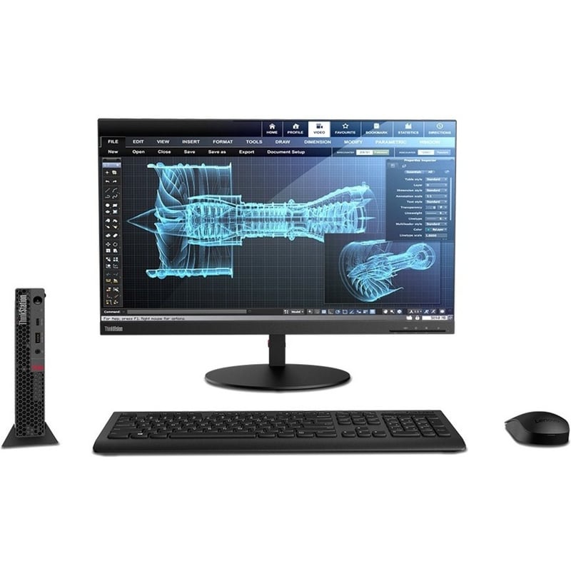 Lenovo ThinkStation P340 30DF0014US Workstation - 1 x Intel i5-10500T - 32 GB - 1 TB SSD - Tiny - Raven Black
