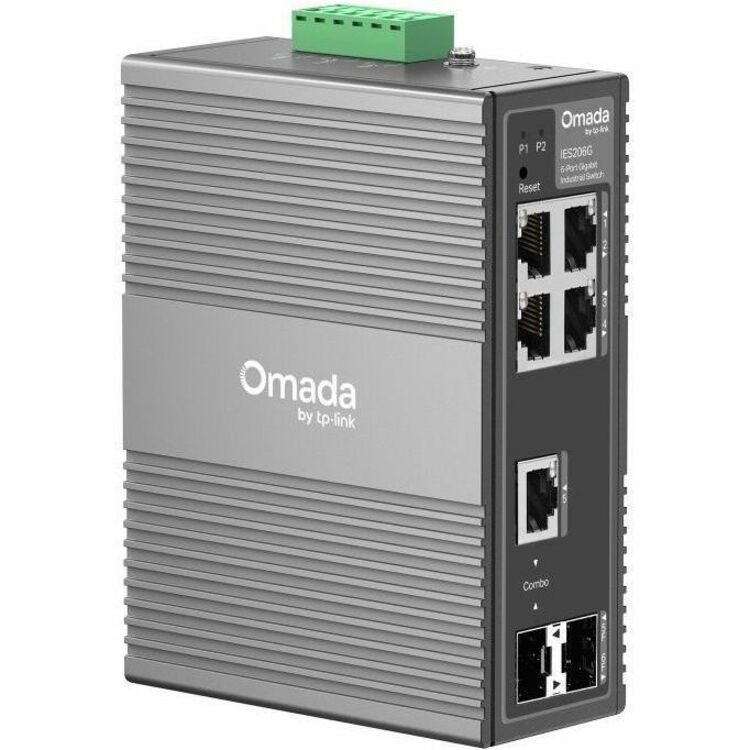 OMADA 6-PORT INDUSTRIAL SWITCH 6G INDUSTRIAL SFP DIN FANLESS SW - Thumbnail 2
