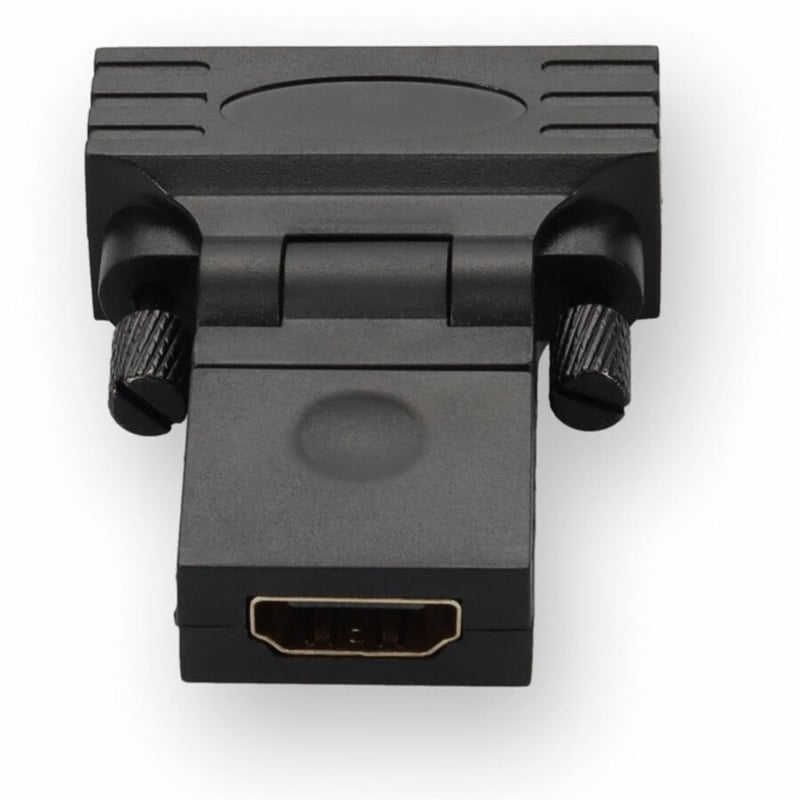 AddOn HDMI 1.3 Female to DVI-D Single Link (18+1 pin) Male Black Adapter Which 360 Degree Rotating Adapter For Resolution Up to 2560x1600 (WQXGA) - Thumbnail 4