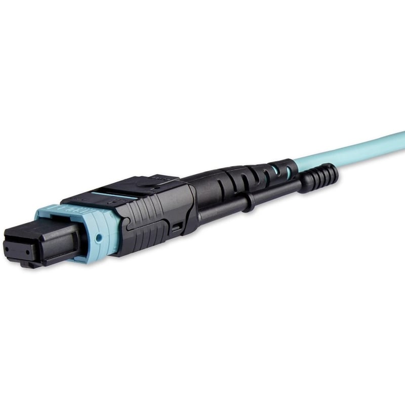 StarTech.com 1m (3ft) MTP(F)/PC to 4x LC/PC Duplex Breakout OM3 Multimode Fiber Optic Cable, OFNP, 40G, 8F Type-A - Thumbnail 3