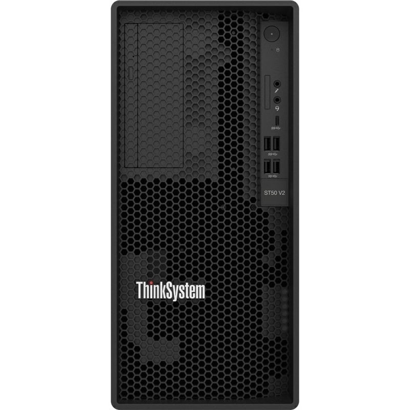 Lenovo ThinkSystem ST50 V2 7D8JA04KNA Tower Server - 1 Xeon E-2356G 3.20 GHz - 16 GB RAM - Serial ATA/600 Controller - Thumbnail 4