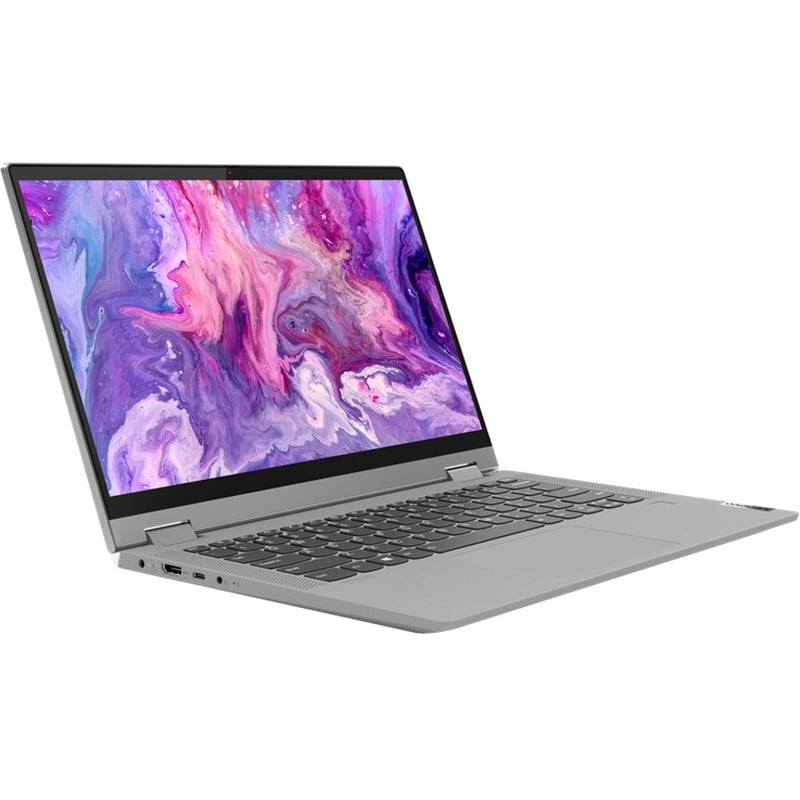 Lenovo IdeaPad Flex 5 14ALC05 82HU0084US 14" Touchscreen Convertible 2 in 1 Notebook - Full HD - 1920 x 1080 - AMD Ryzen 3 5300U Quad-core (4 Core) 2.60 GHz - 4 GB Total RAM - 128 GB SSD - Platinum Gray - Thumbnail 3