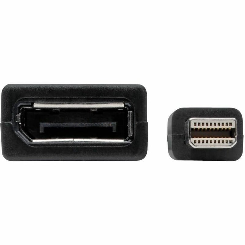 Eaton Tripp Lite Series Keyspan Mini DisplayPort to DisplayPort Adapter, 4K 60 Hz, Black (M/F), 6-in. (15.24 cm) - Thumbnail 3