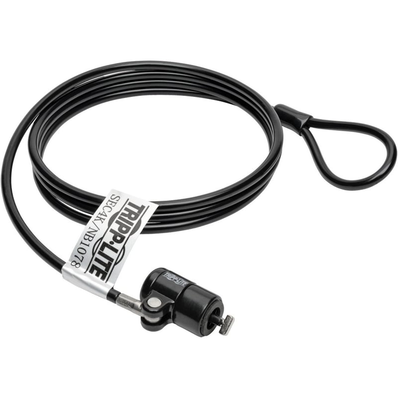 Tripp Lite by Eaton Security Lock for Laptops and Peripherals Keyed 4 ft. (1.22 m) Cable - Thumbnail 1