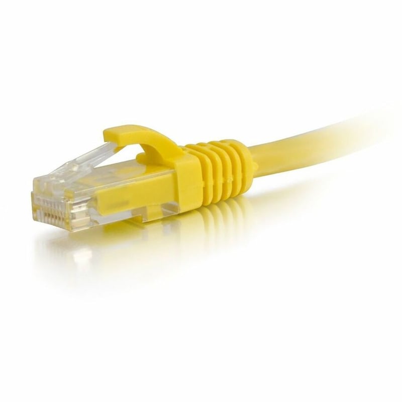 Quiktron Q-Series Patch Cords, CAT5E, Booted, Yellow, 15 FT - Thumbnail 2