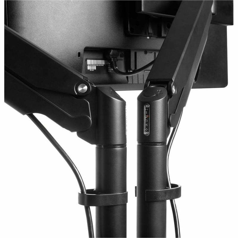THE E2 DUAL MONITOR ARM OFFERS A SLEEK DESIGN WITH ERGONOMIC HEIGHT (13IN) AND W - Thumbnail 2