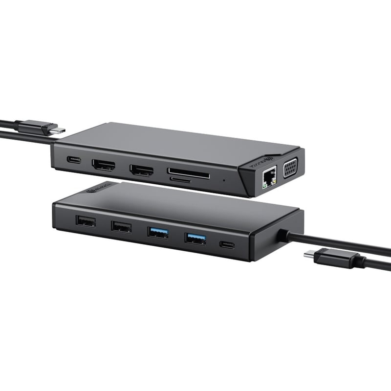Alogic USB-C 12-in-1 Dual Display Mini Dock - MV2 - Thumbnail 1