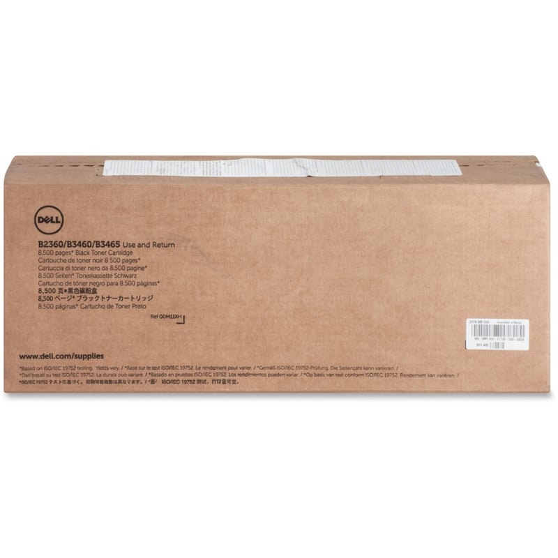 Dell Original Standard Yield Laser Toner Cartridge - Black - 1 Each - Thumbnail 1