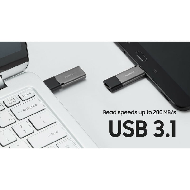 Samsung 256GB Duo Plus USB 3.1 Flash Drive - Thumbnail 4