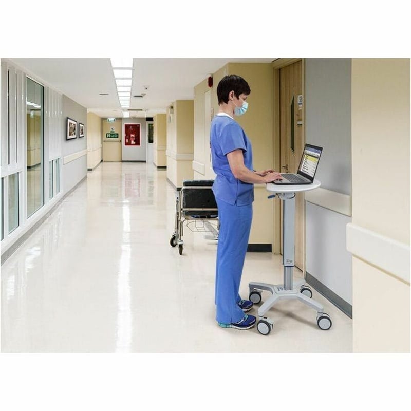 Capsa Healthcare - Kidney Cart (207166-FG) - Light Duty Mobile Computing Cart - Thumbnail 5