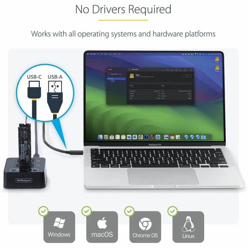 1:1 M.2 NVME DUPLICATOR - M.2 SSD CLONER AND DRIVE DOCK - Thumbnail 3