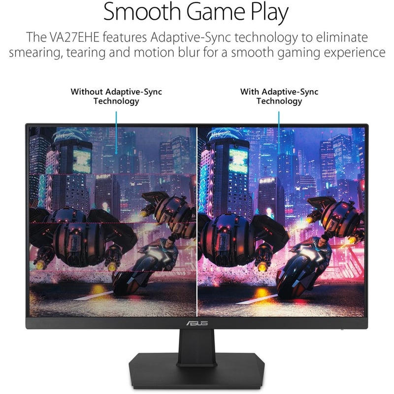 Asus VA27EHE 27" Class Full HD Gaming LCD Monitor - 16:9 - Black - Thumbnail 4
