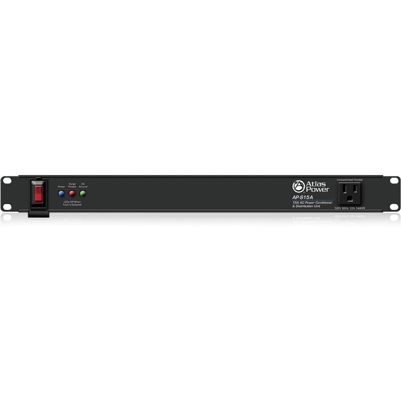 POWER CONDITIONER/DISTRIBUTION UNIT WITH IEC POWER CORD AND LAMP