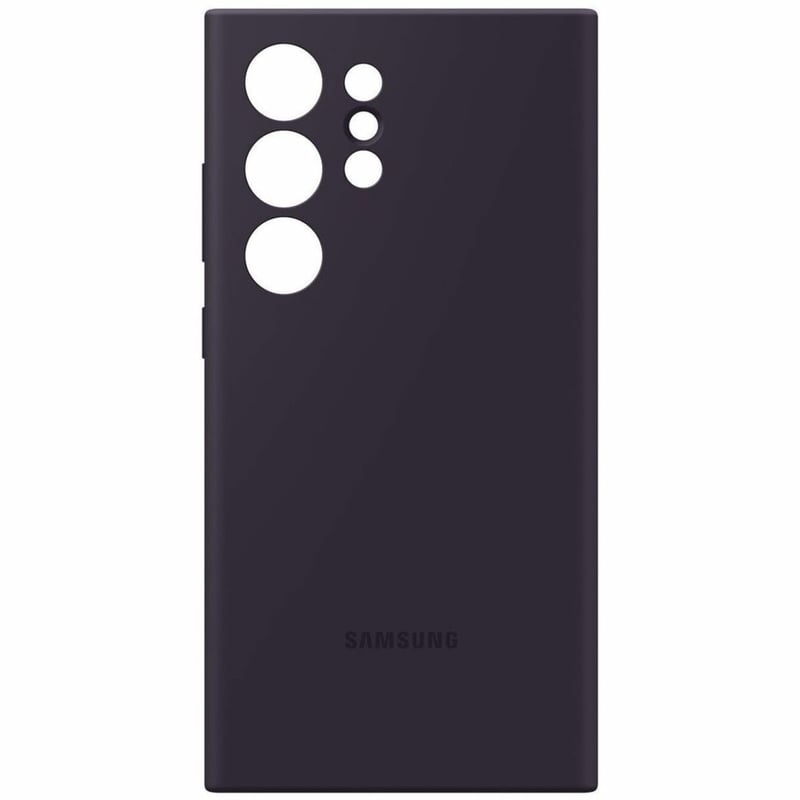 DARK VIOLET SILICONE CASE S24 ULTRA ACCESSORY - Thumbnail 1