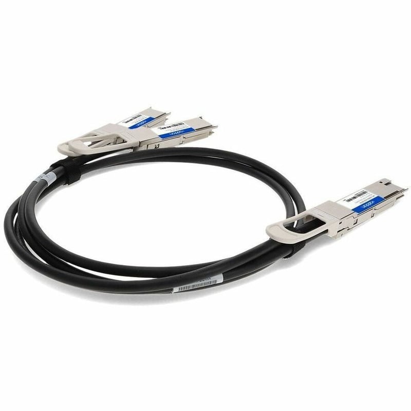 AddOn Dell® DAC-Q56DD-2Q28-2M Compatible TAA Compliant 200GBase-CU QSFP-DD 200G to 2xQSFP28 100G NRZ Direct Attach Cable (Passive Twinax, 2m) - Thumbnail 5