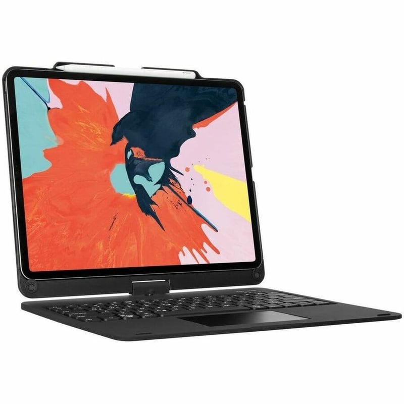 Targus VersaType THZ902US Keyboard/Cover Case for 12.9" Apple iPad Pro (5th Generation), iPad Pro (4th Generation), iPad Pro (3rd Generation) Tablet - Black - Thumbnail 3